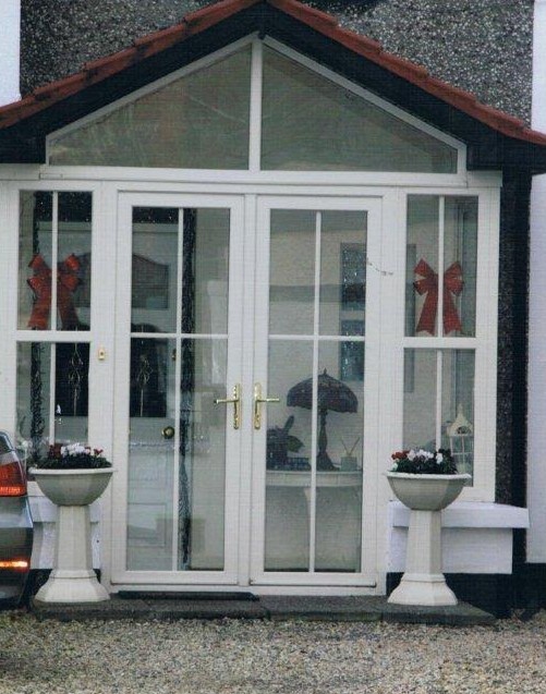 Front cream porch a rated double French doors Kimmage